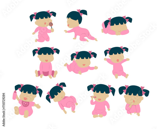 set of cause baby girl