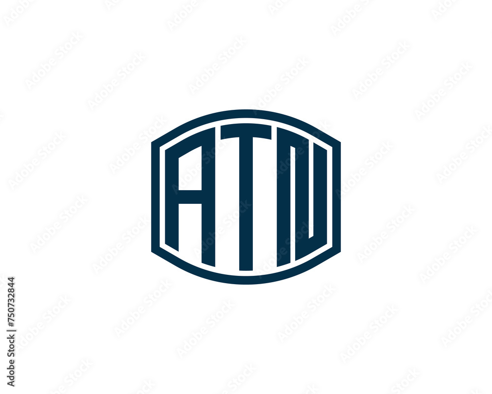 ATN logo design vector template ATN logo design vector template