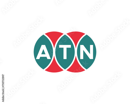 ATN logo design vector template