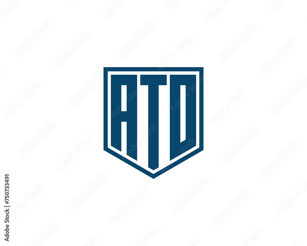 ATO logo design vector template ATO logo design vector template
