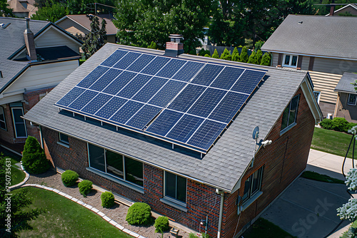 Wallpaper Mural Silhouetted solar panel systems harnessing energy under a vibrant sunset, illustrating sustainable living and alternative electricity sources Torontodigital.ca