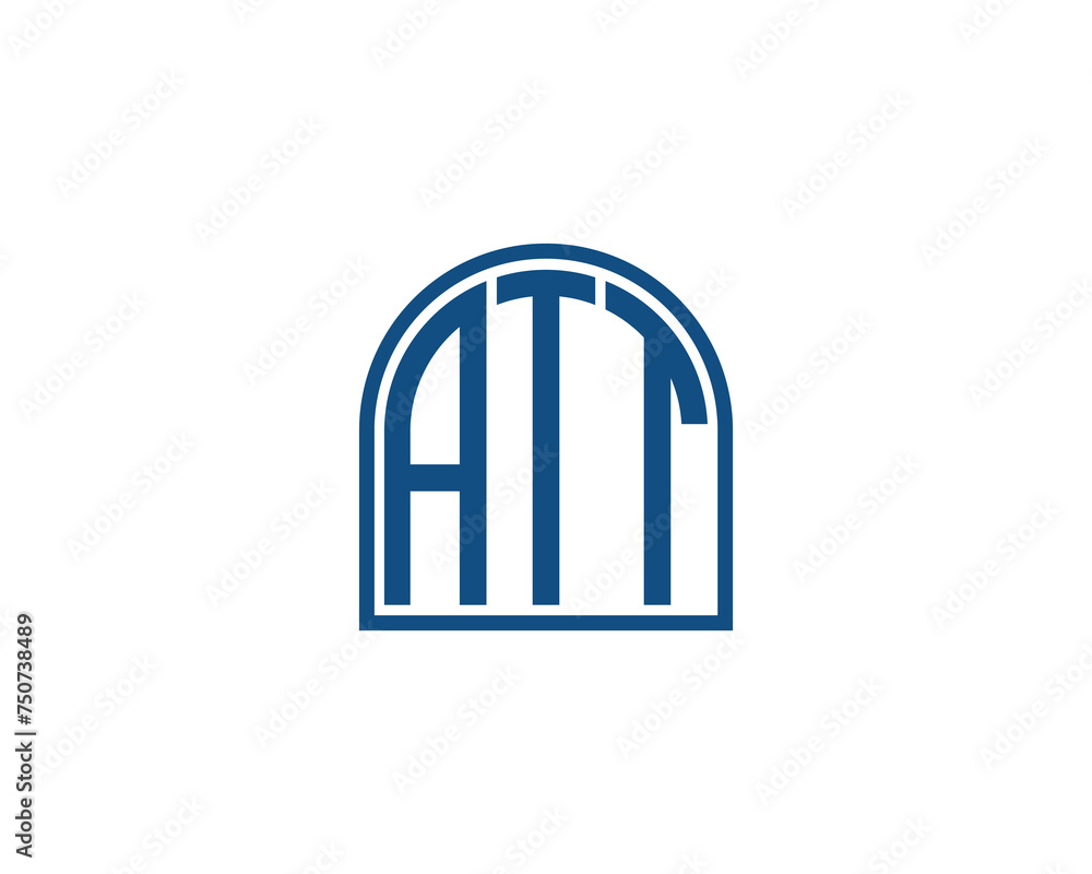 ATT Logo design vector template