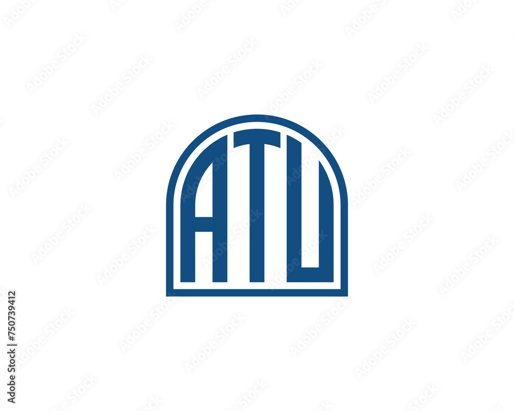 ATU logo design vector template ATU logo design vector template