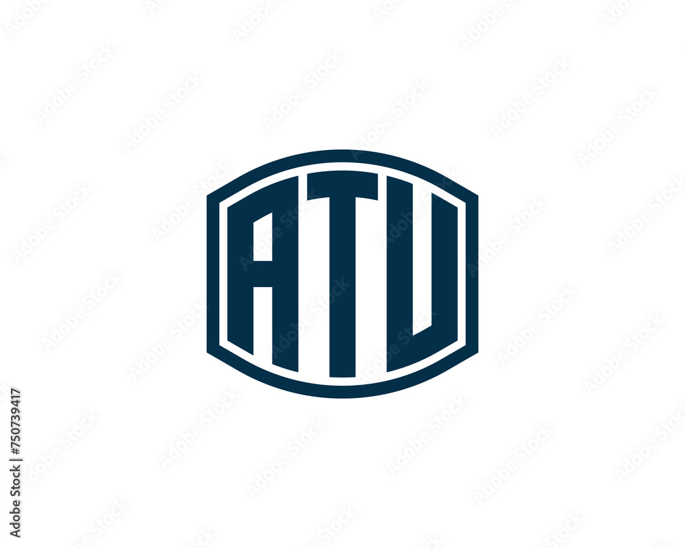 Obraz premium ATU logo design vector template
