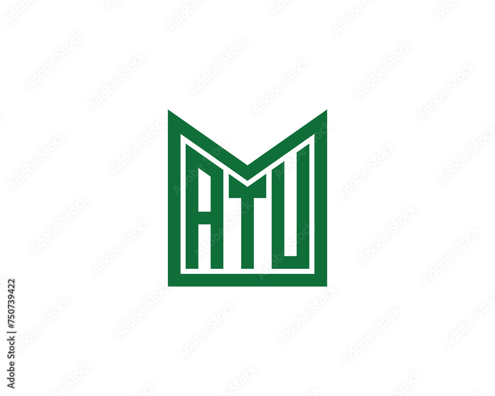 ATU logo design vector template ATU logo design vector template