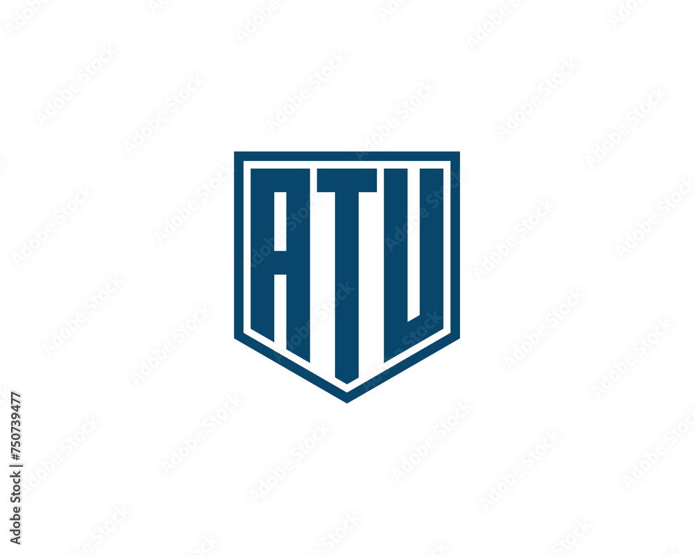 ATU logo design vector template ATU logo design vector template