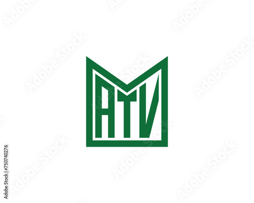 ATV Logo design vector template