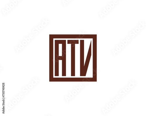 ATV Logo design vector template