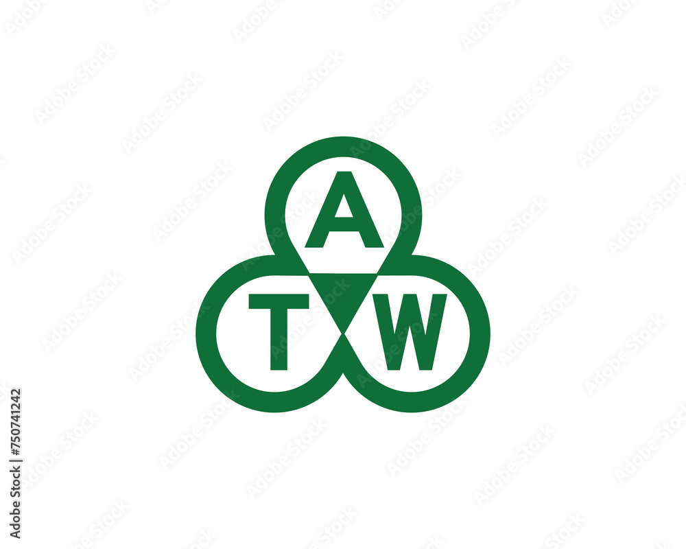 ATW logo design vector template ATW logo design vector template