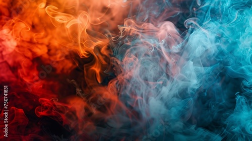 modern background, in the form of smoke, which can be used as a desktop background, Abstract background made of gray smoke