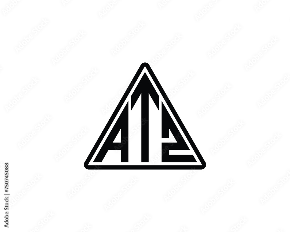 ATZ logo design vector template ATZ logo design vector template