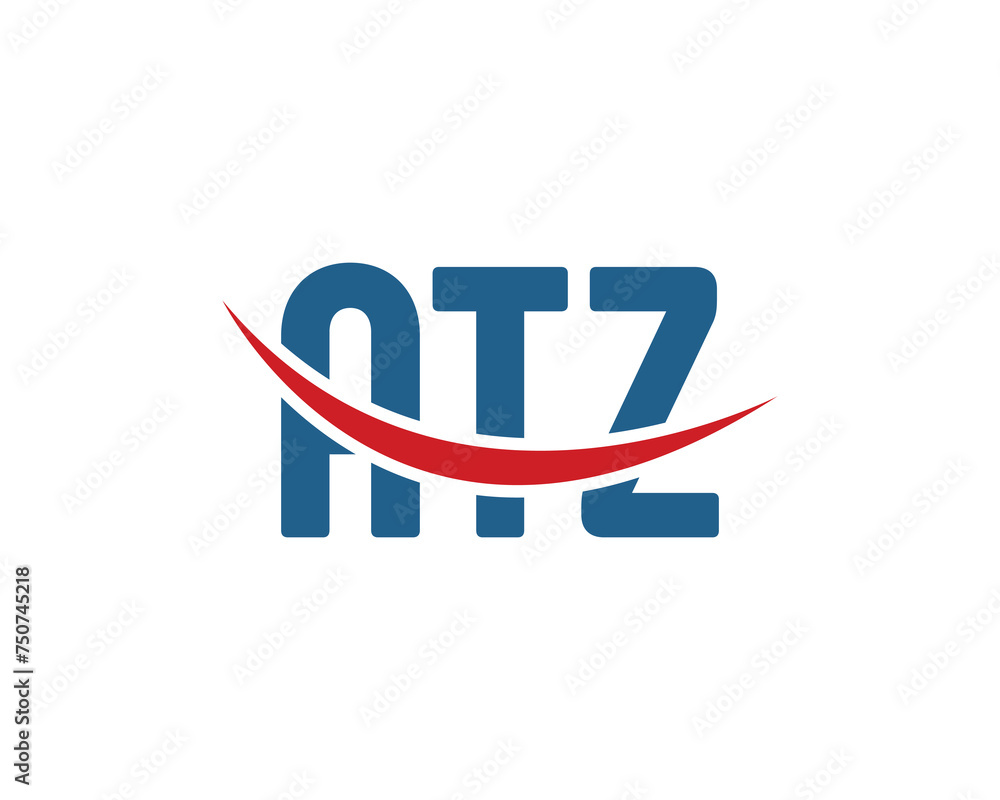 ATZ logo design vector template ATZ logo design vector template