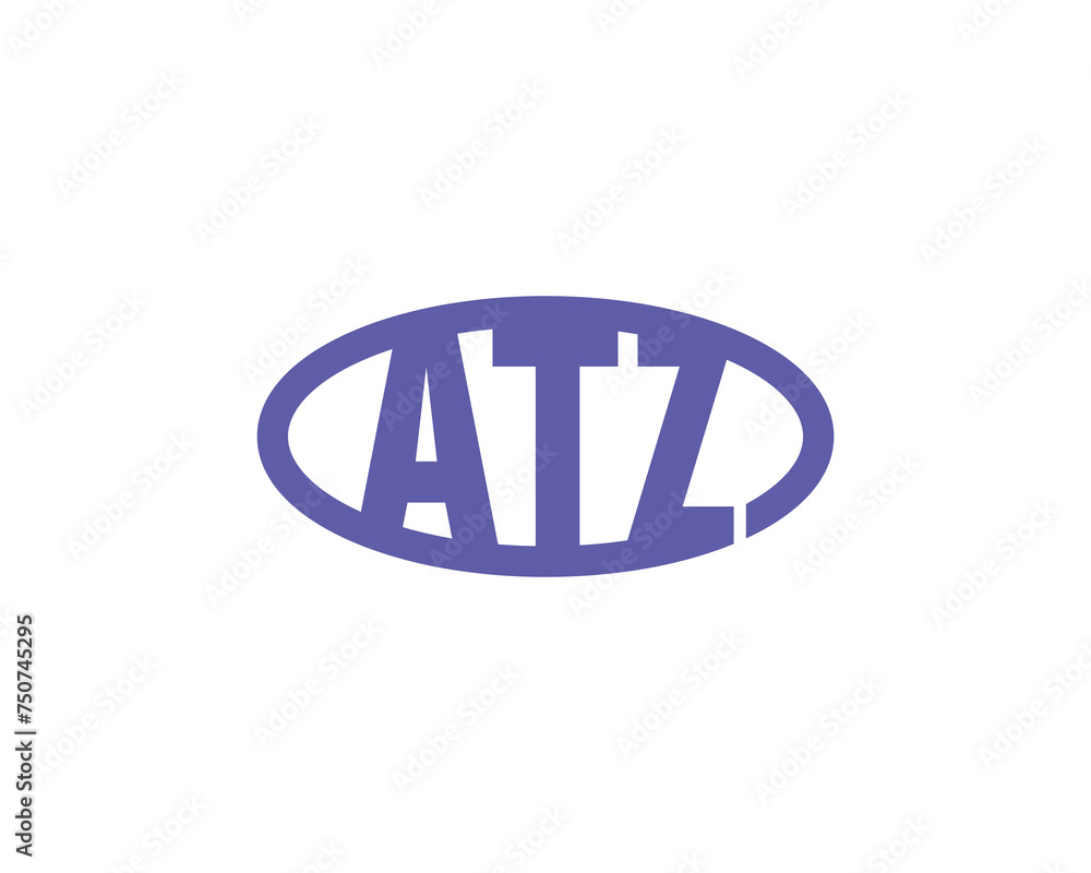ATZ logo design vector template ATZ logo design vector template