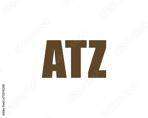 ATZ logo design vector template photo
