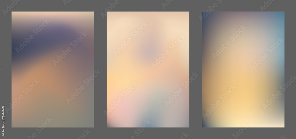 Colorful blurred background. The color gradient of the cover, book, magazine catalog. A template for a banner, poster and brochure. An abstract version of modern design.