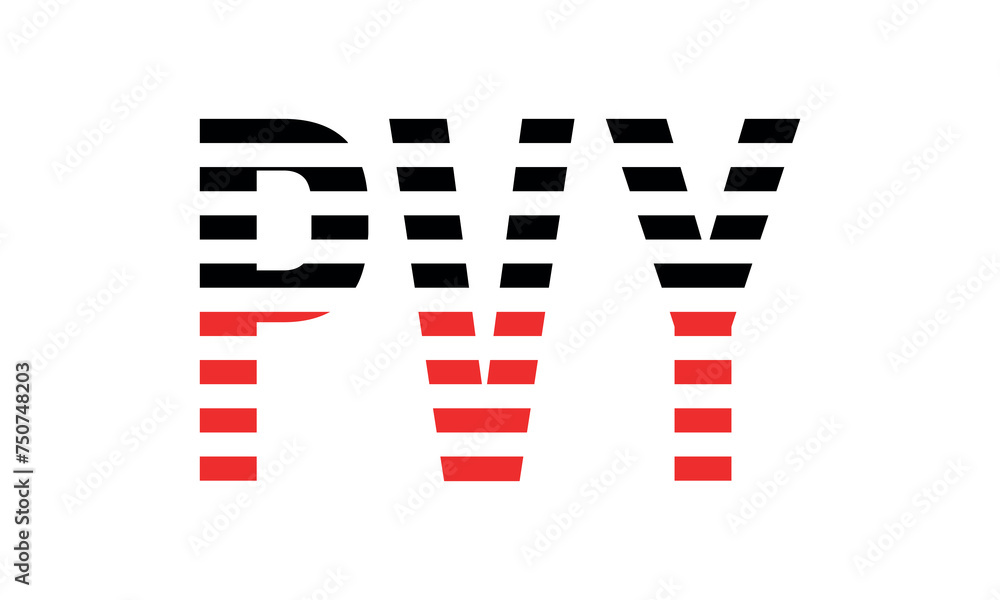 PVY three initial letter iconic line negative space minimal logo design vector template. monogram, abstract, wordmark, business, typography, minimalist, brand, company, flat, modern, unique, simple