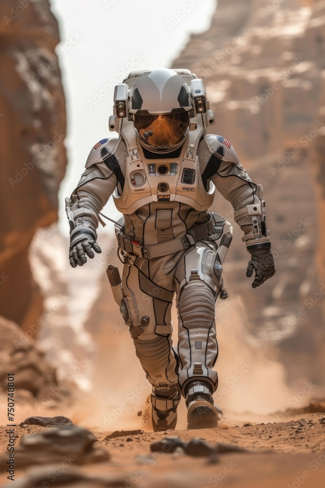 New Exosuit Field Test on Rugged Alien Landscape: Demonstrating Advanced Strength and Mobility in Hostile Environment New Exosuit Field Test on Rugged Alien Landscape: Demonstrating Advanced Strength and Mobility in Hostile Environment