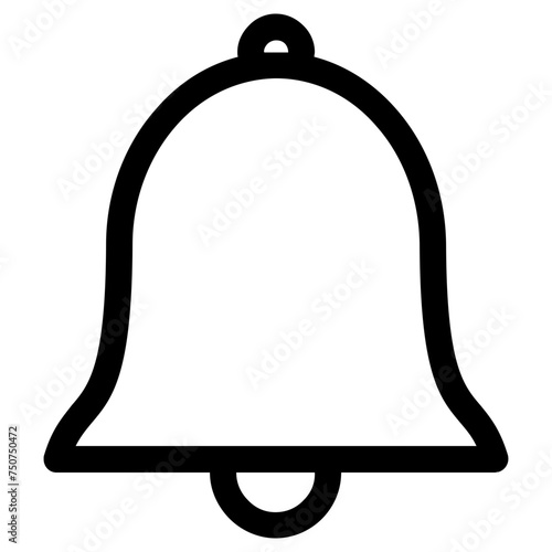 bell icon, simple vector design