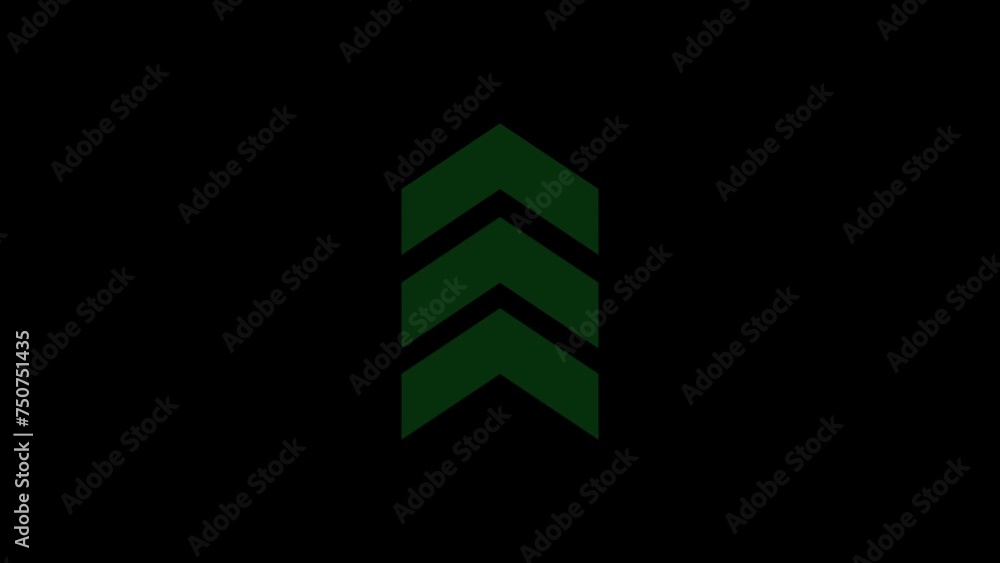 Blinking Upside arrow pointing Animation with transparent background Blinking Upside arrow pointing Animation with transparent background