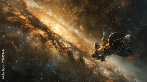 Cosmic Frontier Exploration: Giant Telescope Beyond Pluto Investigates Universe's Mysteries © Ivy