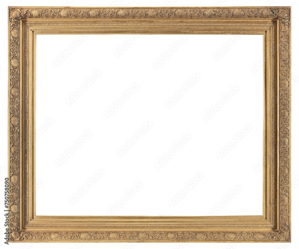 Narrow light picture frame on a transparent background, in PNG format. Narrow light picture frame on a transparent background, in PNG format.