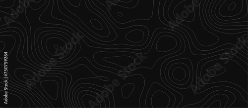 Abstract outline topographic contour map background. Dark texture background for your perfect interior. Old paper texture design .geographical map Imitation.	