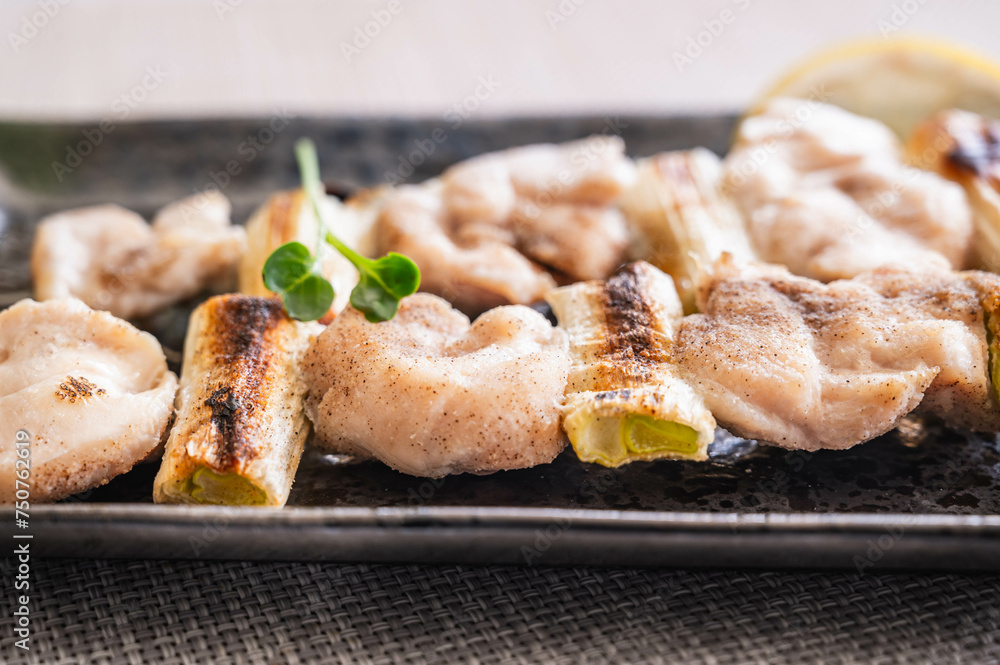 鶏のささみのねぎま 鶏のささみのねぎま
