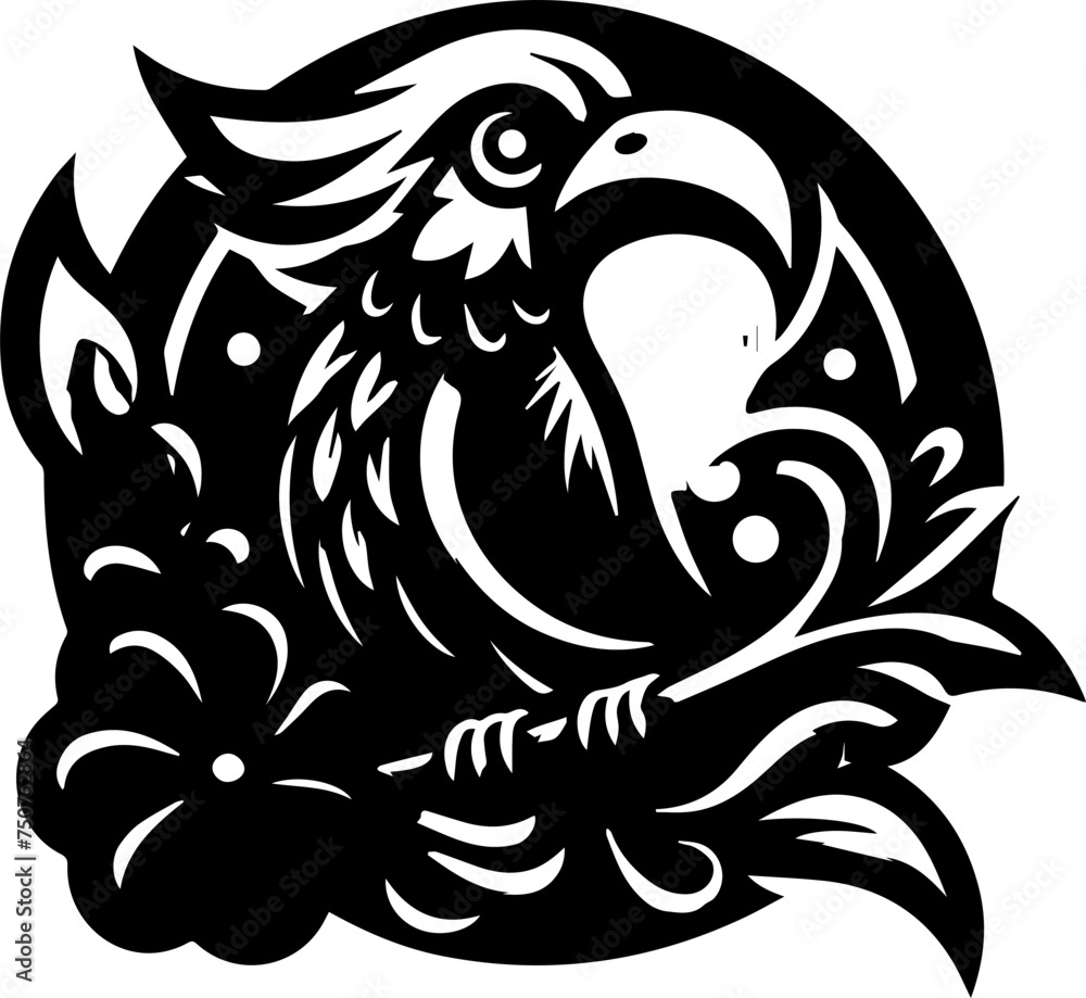 Fototapeta premium Phoenix silhouette