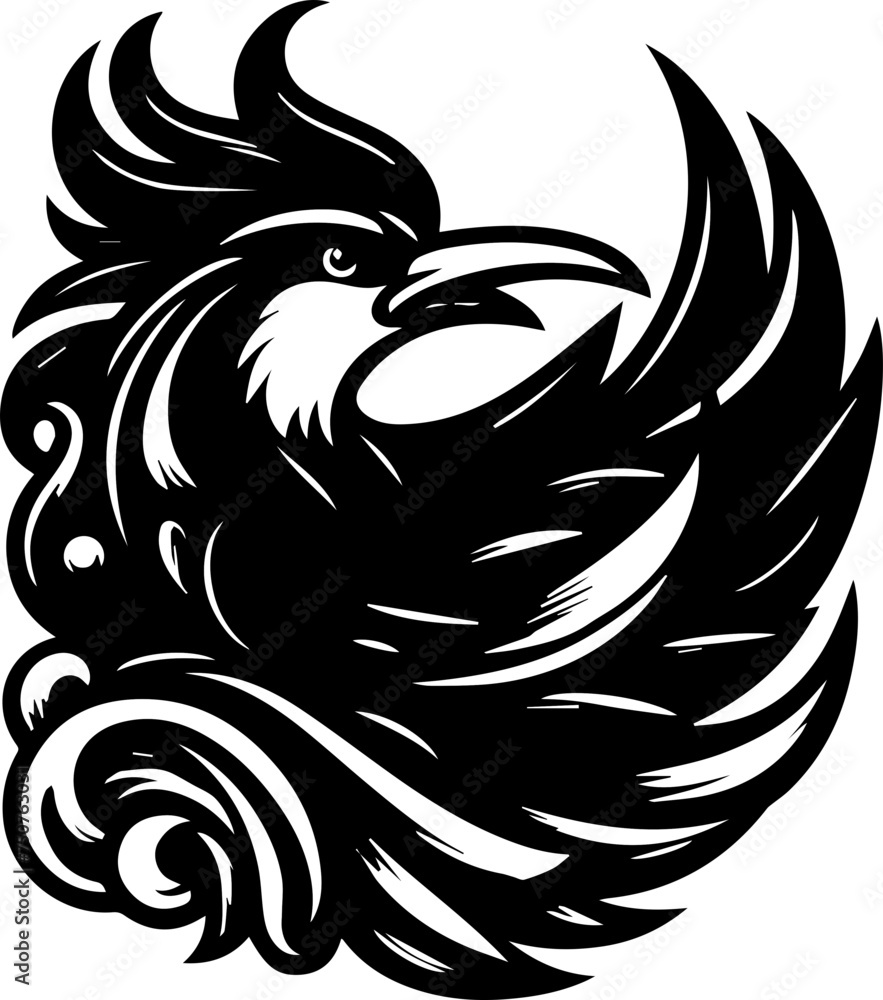 Obraz premium Phoenix silhouette