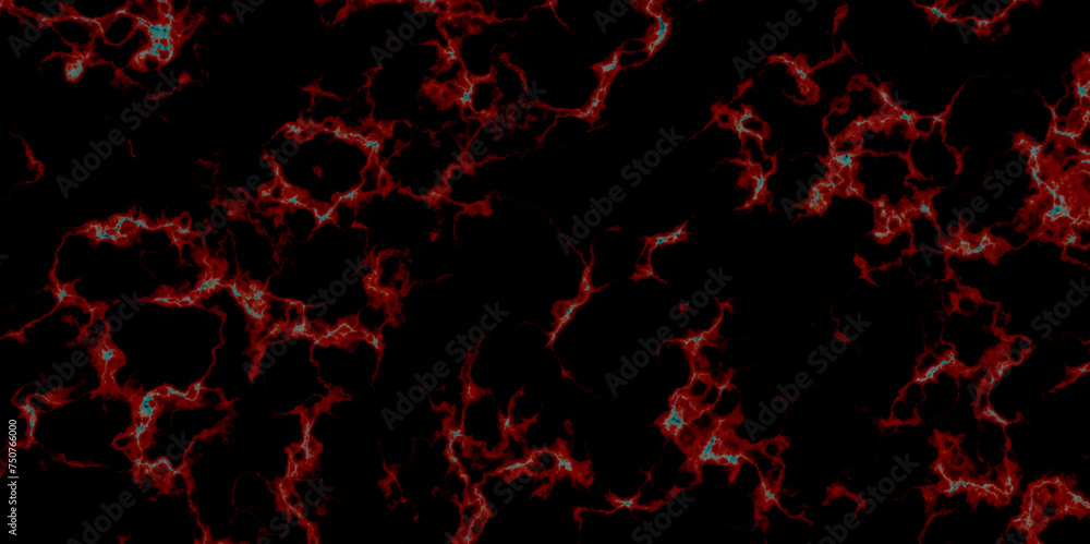 Abstract watercolor red liquid wave in lava red on black background. Luxury fire frame background for design. Lava red on black background. High-quality modern art.black and red ceramic for interior 