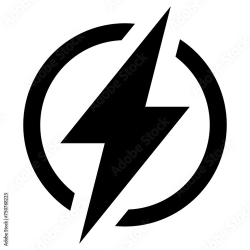 electric icon, simple vector design