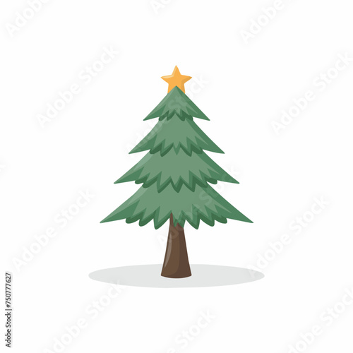 Different type of vector pine tree design vector illustration  (ID: 750777627)