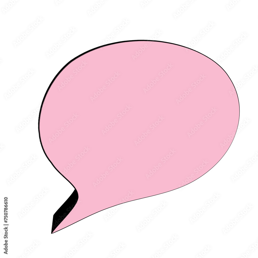 simple call out element - pink speech bubble simple call out element - pink speech bubble