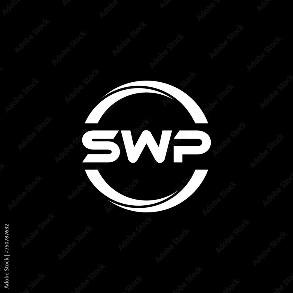 SWP letter logo design with black background in illustrator, cube logo, vector logo, modern alphabet font overlap style. calligraphy designs for logo, Poster, Invitation, etc. SWP letter logo design with black background in illustrator, cube logo, vector logo, modern alphabet font overlap style. calligraphy designs for logo, Poster, Invitation, etc.