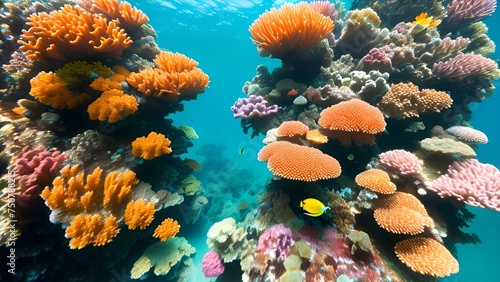 Abstrakter Hintergrund für Design - Die magische Welt der Korallen 9. photo