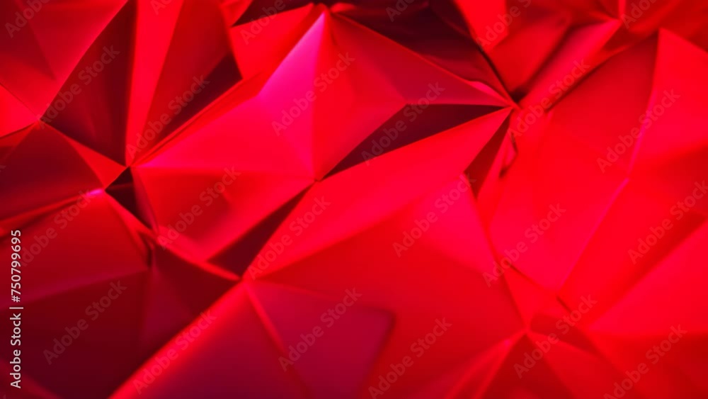 Abstract red background with crystal. 3d rendering, 3d illustration. Abstract background red diamond, AI Generated Abstract red background with crystal. 3d rendering, 3d illustration. Abstract background red diamond, AI Generated