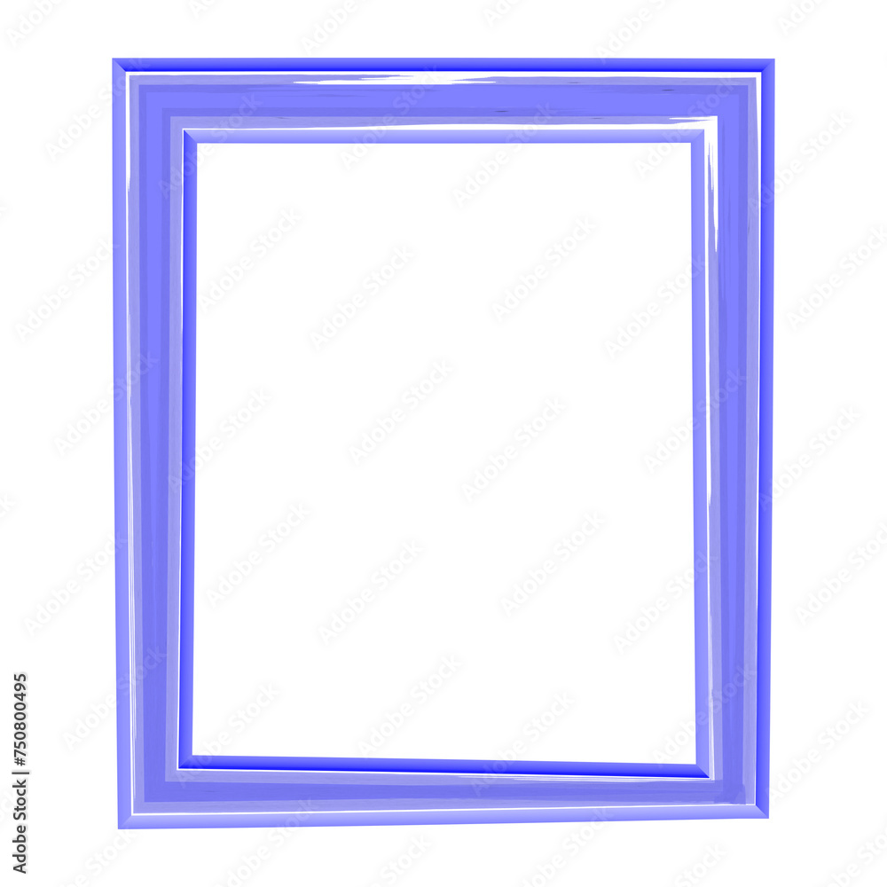 square frame in spring, pastel or watercolor tones with sign painter style brushstrokes - obrazy, fototapety, plakaty 