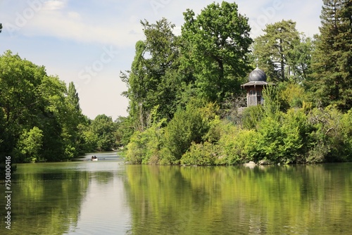 Bois De Boulogne , natural park near Paris, France