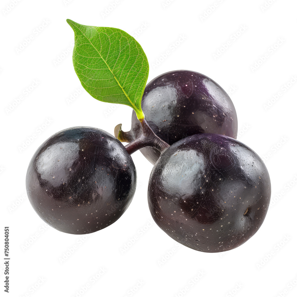Photo of jaboticaba isolated on transparent background Photo of jaboticaba isolated on transparent background