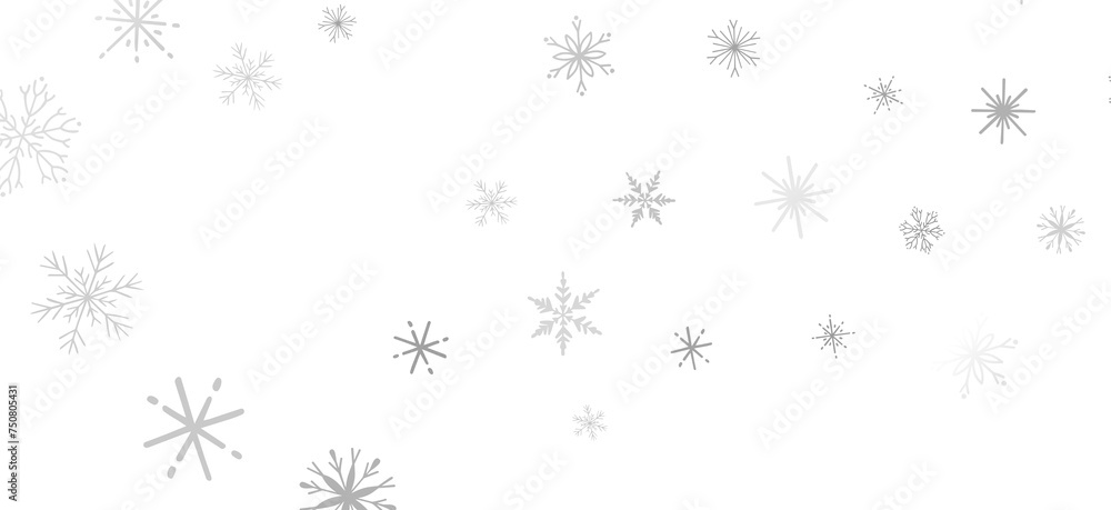 Flurry of Snowflakes: Radiant 3D Illustration Showcasing Falling Festive Snow Crystals Flurry of Snowflakes: Radiant 3D Illustration Showcasing Falling Festive Snow Crystals