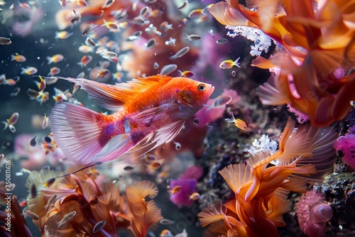 Photograph underwater scenes and aquatic life showcasing the beauty and fragility of marine ecosystems