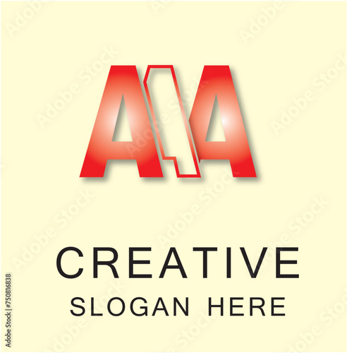 AAA 3 Letter Logo Creative