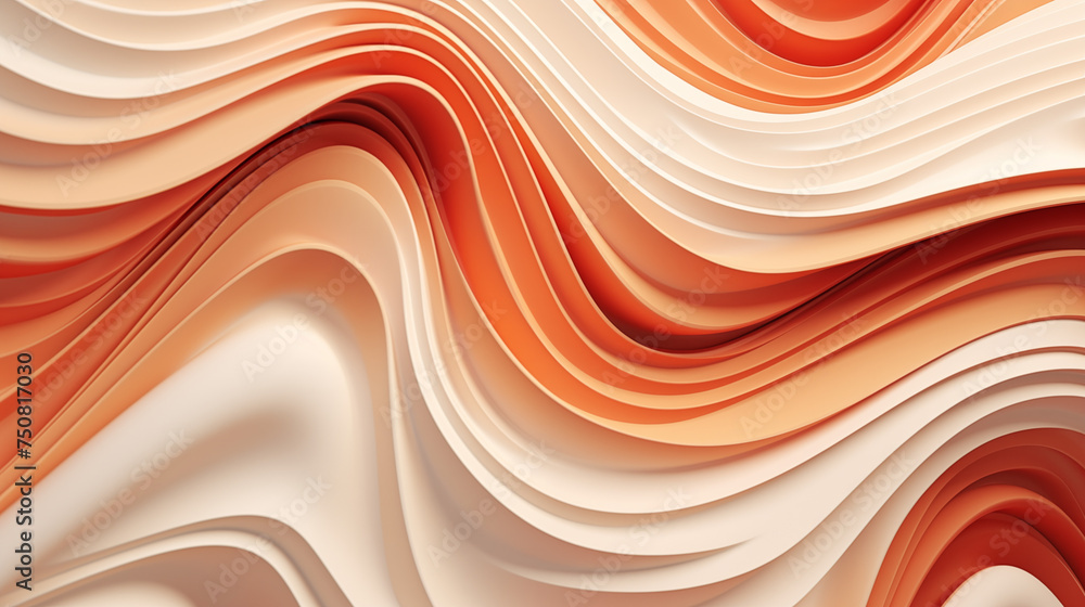 Cream waves horizontal gradient Cream waves horizontal gradient