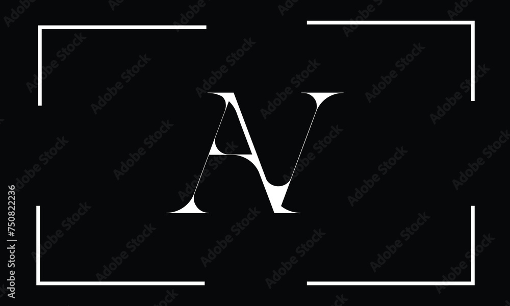 AV, VA, A, V, Abstract Letters Logo Monogram AV, VA, A, V, Abstract Letters Logo Monogram