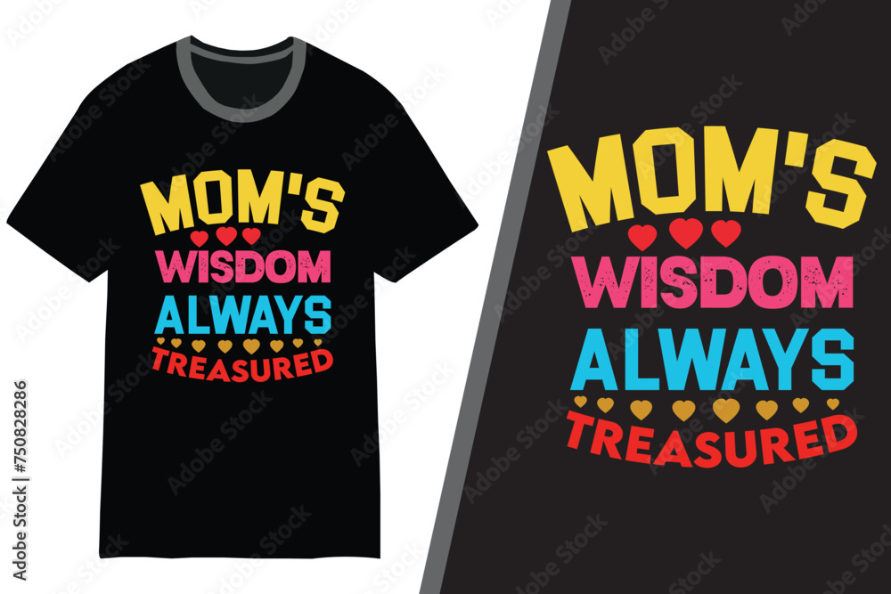 Mom T-shirt Design. Mother's Day t-shirt design. Typography mom t-shirt design