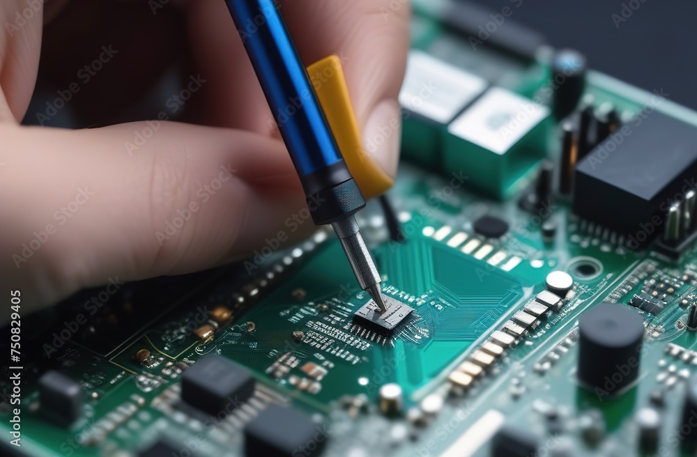 Business concept, work of engineers in factory Business concept, work of engineers in factory