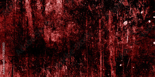 Red vivid textured surface of with grainy,iron rust wall cracks,interior decoration,slate texture,scratched textured prolonged.close up of texture cement wall. 