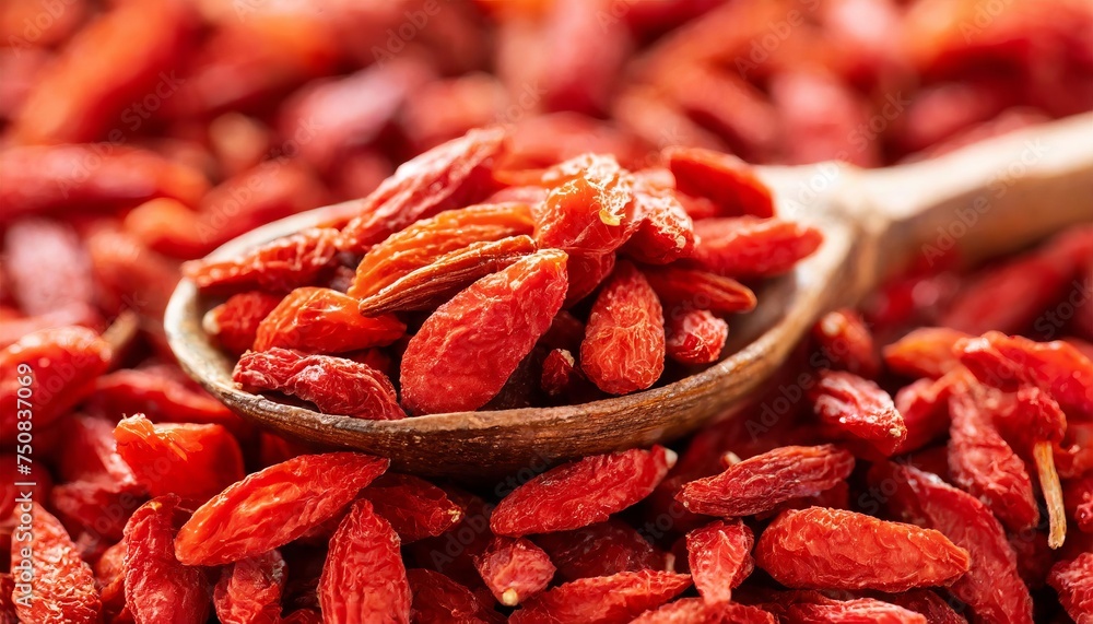 Generated image of a lot of goji berries background