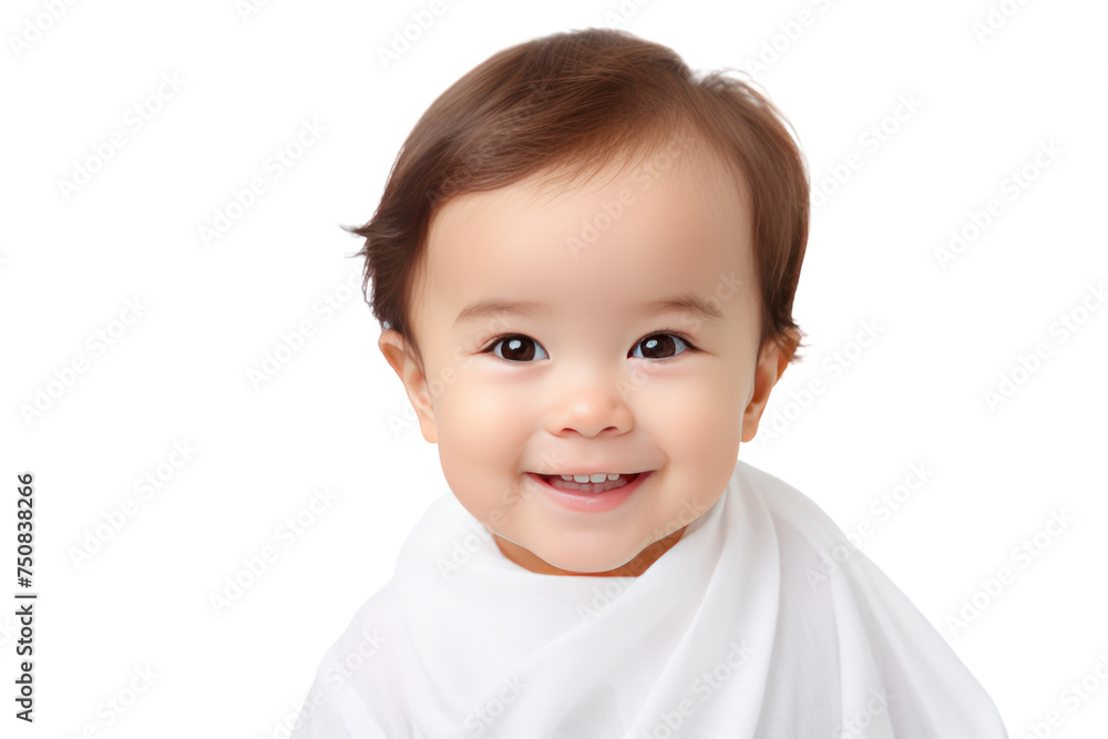 little child was smiling and cheerful. Represents purity and brightness,Isolated on a transparent background. little child was smiling and cheerful. Represents purity and brightness,Isolated on a transparent background.
