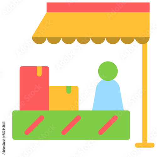 vendor flat style icons